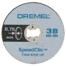 Відрізний круг Dremel EZ Speedclic тонкий 0,75 мм (SC409), 5 шт