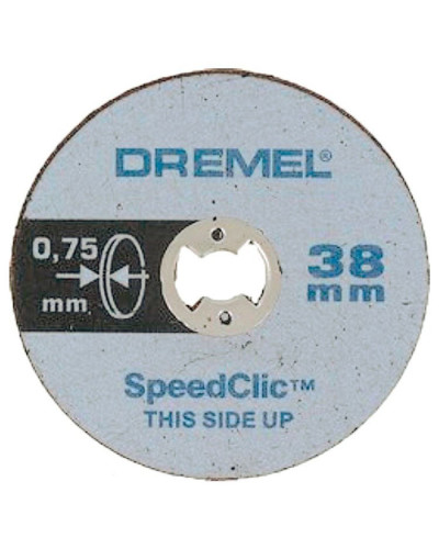 Відрізний круг Dremel EZ Speedclic тонкий 0,75 мм (SC409), 5 шт