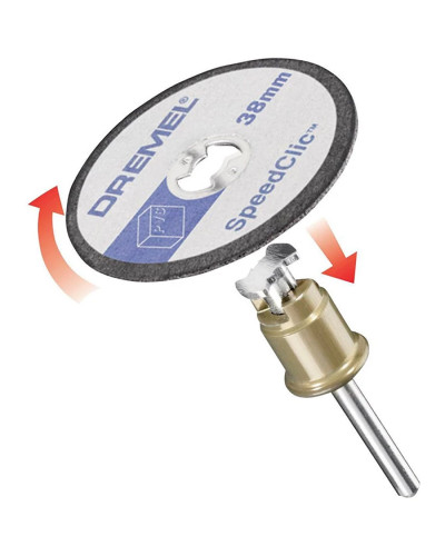 Відрізний круг Dremel EZ Speedclic для пластмаси (SC476), 5 шт