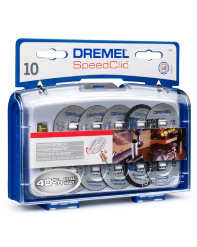 Набір насадок для різання Dremel EZ SpeedClic (SC 690), 11 шт