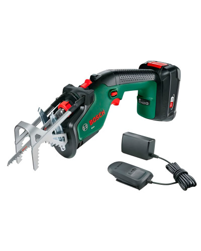 Акумуляторна шабельна пила Bosch KEO 18 Li, 1 акб 18V 2Ah та з/п AL 18V-20