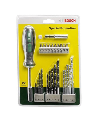Набір біт і свердел Bosch, 27 шт
