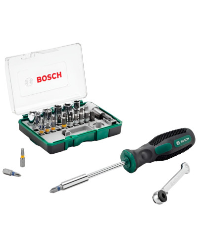 Набір торцевих головок і біт Bosch, 28 шт