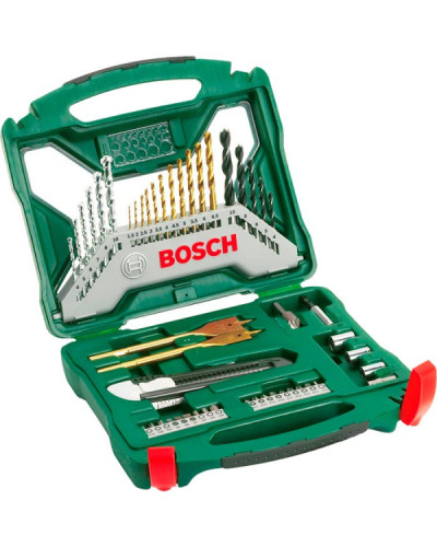 Набір свердел і біт Bosch X-Line Titanium, 50 шт