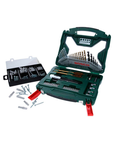 Набір приладдя Bosch X-Line 50 Titanium (50 шт) + набір кріплення 173 шт