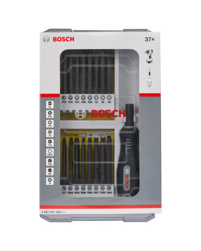 Набір біт + викрутка Bosch, 37 шт