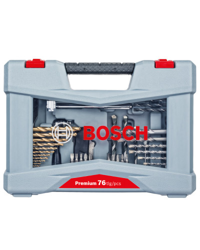 Набір свердел і біт Bosch Premium X-Line, 76 шт