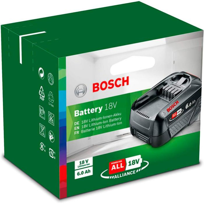 Аккумулятор Bosch PBA 18V 6.0Ah W-C