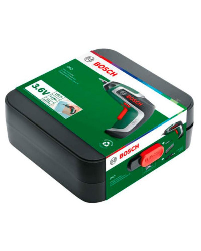 Акумуляторна викрутка Bosch IXO 7 з набором біт і магнітним тримачем