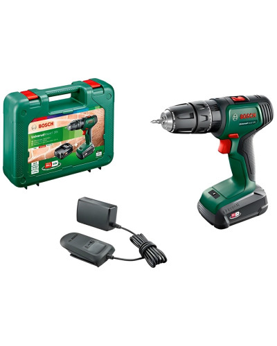 Ударний акумуляторний дриль-шуруповерт Bosch UniversalDrill 18V, акб PBA 18V 1.5Ah і з/п AL 1810 CV