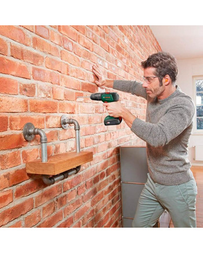 Ударний акумуляторний дриль-шуруповерт Bosch UniversalDrill 18V, акб PBA 18V 1.5Ah і з/п AL 1810 CV