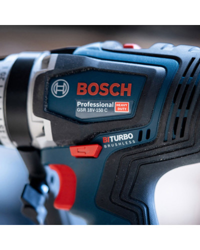 Акумуляторний дриль-шуруповерт Bosch GSR 18V-150 C Professional, без акб та з/п