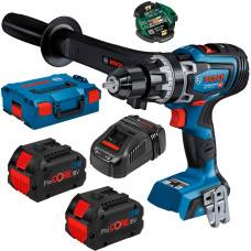 Акумуляторний ударний дриль-шурупокрут Bosch GSВ 18V-150 C Professional, 2 акб ProCORE18V 8.0Ah, з/в GAL 1880 CV в L-BOXX 136 + модуль Bluetooth