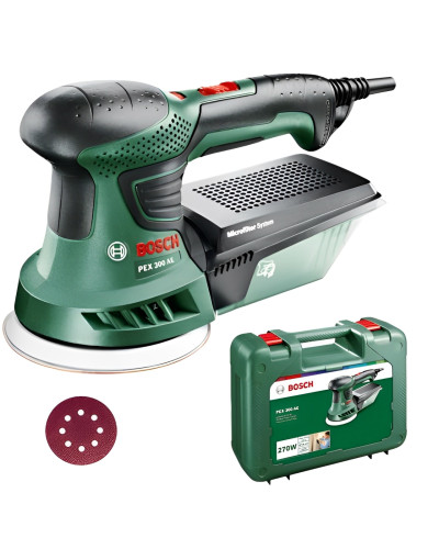 Ексцентрикова шліфмашина Bosch PEX 300 AE у кейсі