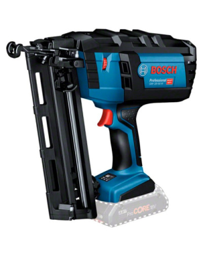 Акумуляторний цвяхозабивач Bosch Professional GNH 18V-64 M, 2 акб ProCORE 18V 4.0Ah і з/в GAL 18V-40 Professional, у кейсі Акумуляторний цвяхозабивач Bosch Professional GNH 18V-64 M, 2 акб ProCORE 18V 4.0Ah і з/в GAL 18V-40 Professional, у кейсі