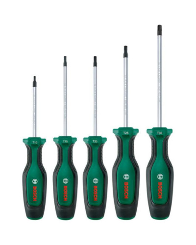 Набір викруток Bosch Torx, 5 шт