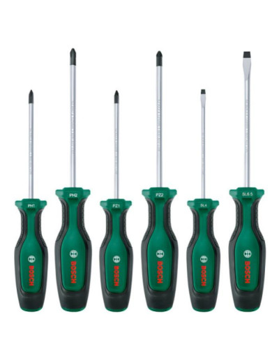 Набір викруток Bosch SL/PH/PZ, 6 шт