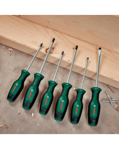 Набір викруток Bosch SL/PH/PZ, 6 шт