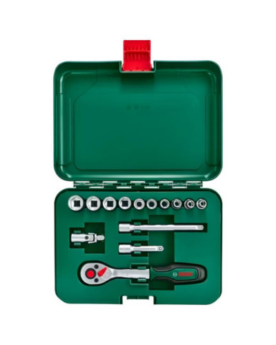 Набір торцевих головок Bosch 1/4", 14 шт