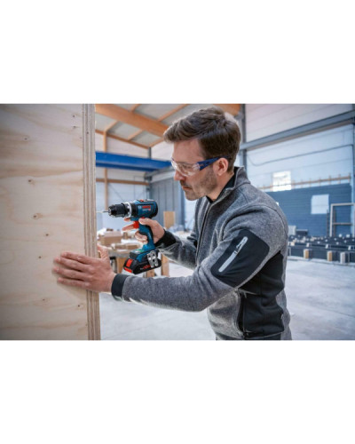 Акумуляторний ударний дриль-шурупокрут Bosch GSB 18V-90 C Professional, 2 акб ProCORE 18V 4.0Ah і з/в GAL 18V-40, у кейсі L-Boxx 136