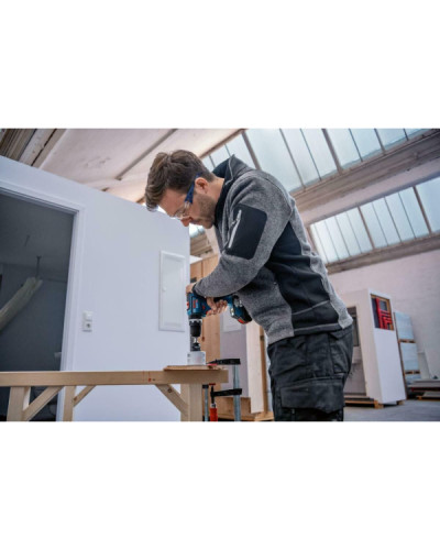 Акумуляторний ударний дриль-шурупокрут Bosch GSB 18V-90 C Professional, 2 акб ProCORE 18V 4.0Ah і з/в GAL 18V-40, у кейсі L-Boxx 136