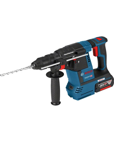 Акумуляторний перфоратор Bosch GBH 18V-26 F Professional, 2 акб 18V 6Ah і з/в GAL 1880 CV, у кейсі + швидкозатискний патрон