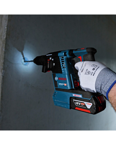 Акумуляторний перфоратор Bosch GBH 18V-26 F Professional, 2 акб 18V 6Ah і з/в GAL 1880 CV, у кейсі + швидкозатискний патрон