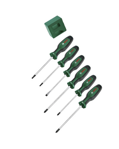 Набір викруток Bosch SL/PH/PZ/TХ з магнітизатором, 6 шт