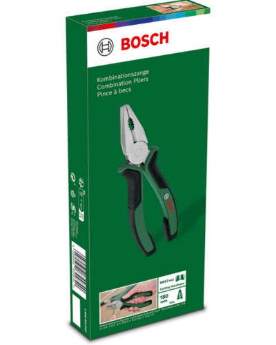 Плоскогубці комбіновані Bosch 180 мм