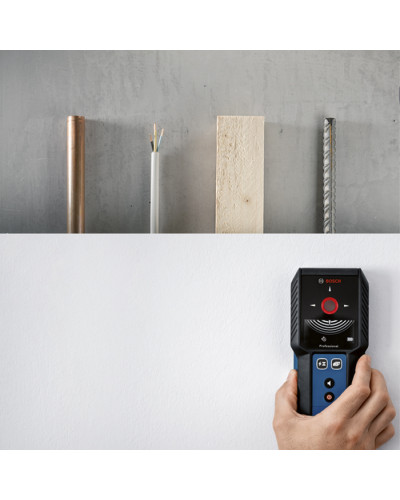 Детектор Bosch GMS 120-27 Professional, 2 акб 1.5V LR6 (AA), у футлярі