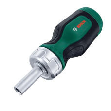 Коротка викрутка Bosch з храповиком і 6-ма бітами
