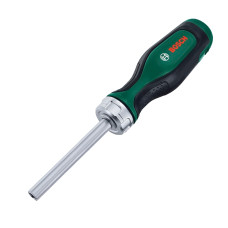 Викрутка Bosch з храповиком і 12-ма бітами