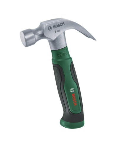 Короткий молоток-гвоздодер Bosch з вагою головки 225 г