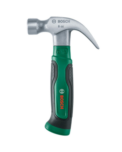Короткий молоток-гвоздодер Bosch з вагою головки 225 г