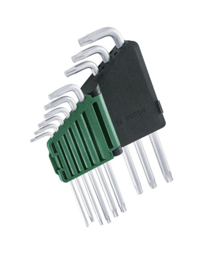 Набор ключей звездообразных Bosch Torx, 9 шт