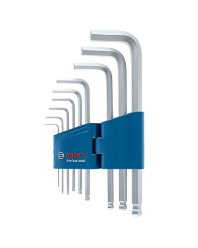Набор шестигранных ключей Bosch Professional, 9 шт