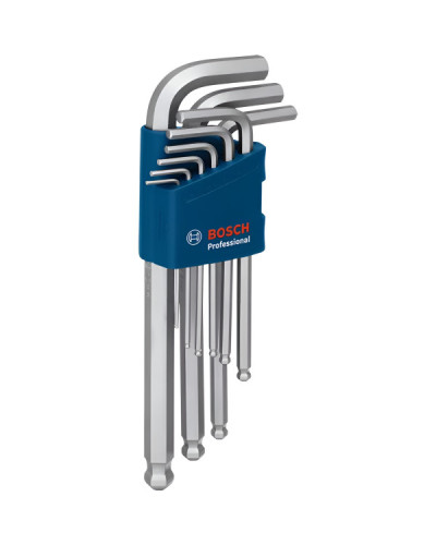 Набор шестигранных ключей Bosch Professional, 9 шт