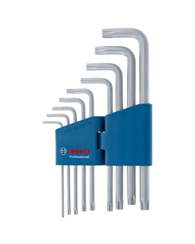 Набор шестигранных ключей Bosch Torx Professional, 9 шт