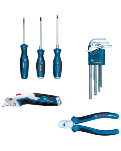 Сумки Bosch Professional GWT 2, GWT 4, пояс и набор ручных инструментов