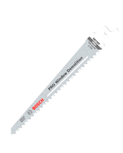 Пиляльне полотно Bosch PRO Window Demolition S611DF, 1.25x19x150 мм, 2 шт