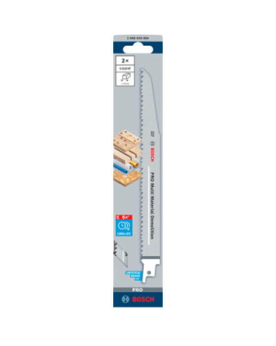 Пильное полотно Bosch PRO Multi Material Demolition S 1110 VF, 1.6x22x225 мм, 2 шт
