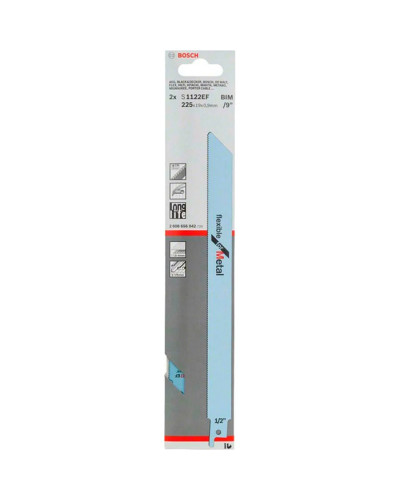 Пиляльне полотно Bosch S 1122 EF, 18TPI, 2 шт