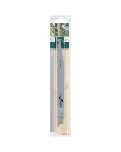 Пиляльне полотно Bosch S 1131 L, 5 TPI, 228 мм, 2 шт
