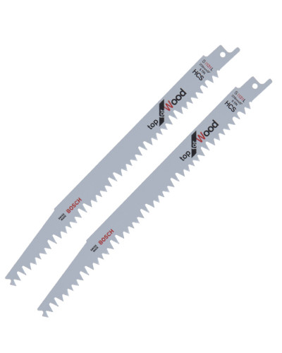 Пиляльне полотно Bosch S 1131 L, 5 TPI, 228 мм, 2 шт