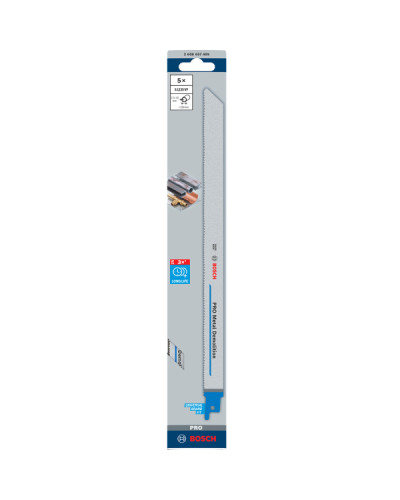 Пильное полотно Bosch S 1225 VF, 10-14TPI, 5 шт