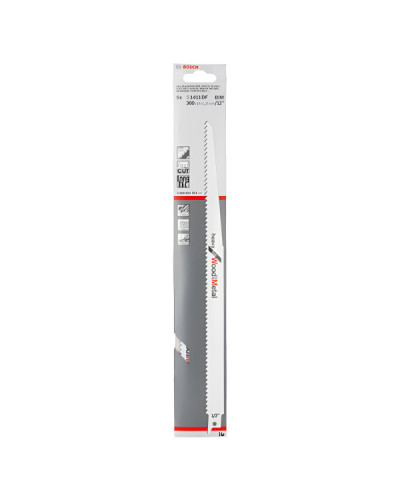 Пильное полотно Bosch S 1411 DF, 6 TPI, 5 шт