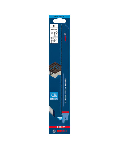 Пиляльне полотно Bosch Expert Cement Cast Iron S 1750 RD, 250 мм