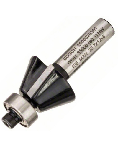 Фасочная фреза для ламината Bosch 8х25х23.7х11.7х5.5х54 мм