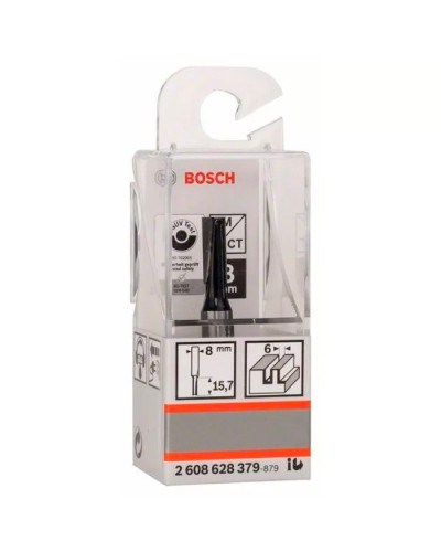 Пазова пряма фреза Bosch 8х6х15.7х48 мм