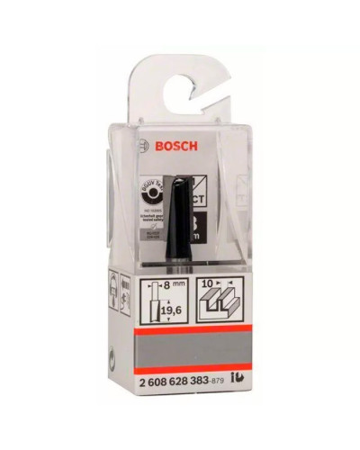 Пазова пряма фреза Bosch 8х10х19.6х51 мм